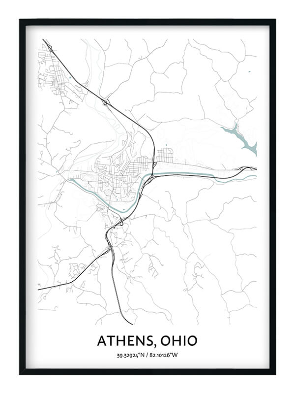Athens Ohio poster