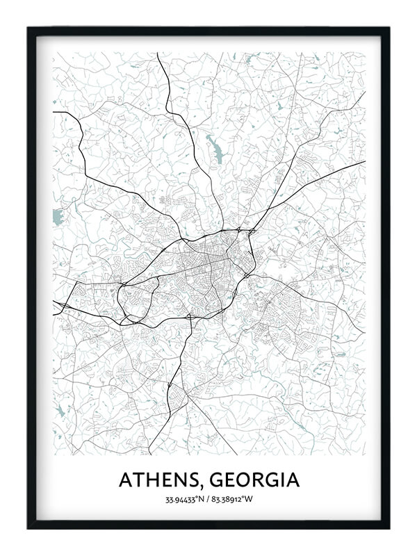 Athens Georgia poster