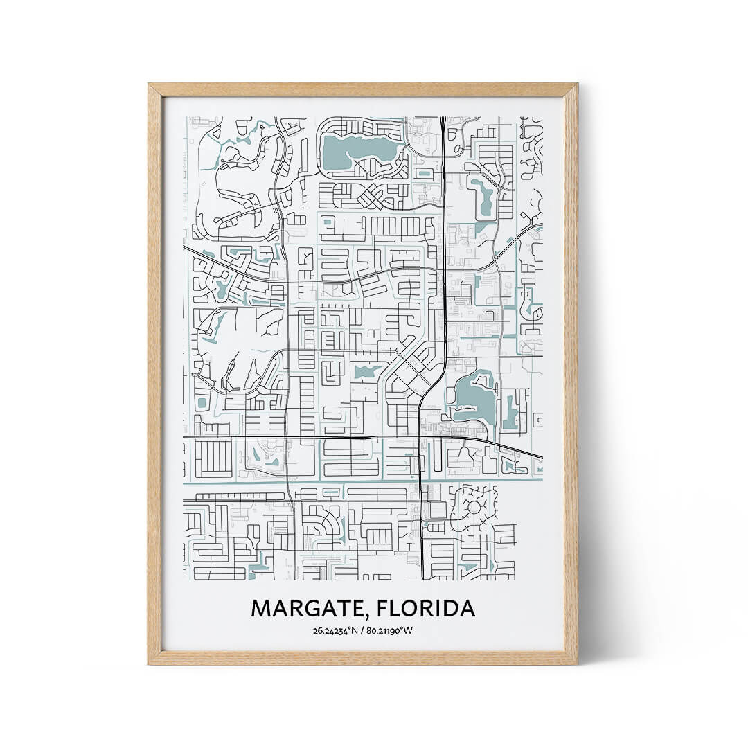 Margate Fl Zip Code Map - United States Map