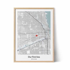 Our first kiss map
