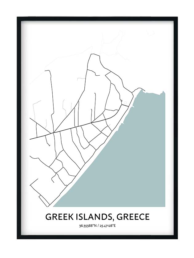 Greek Islands poster