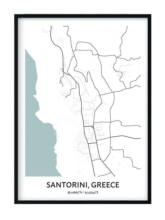 Santorini poster