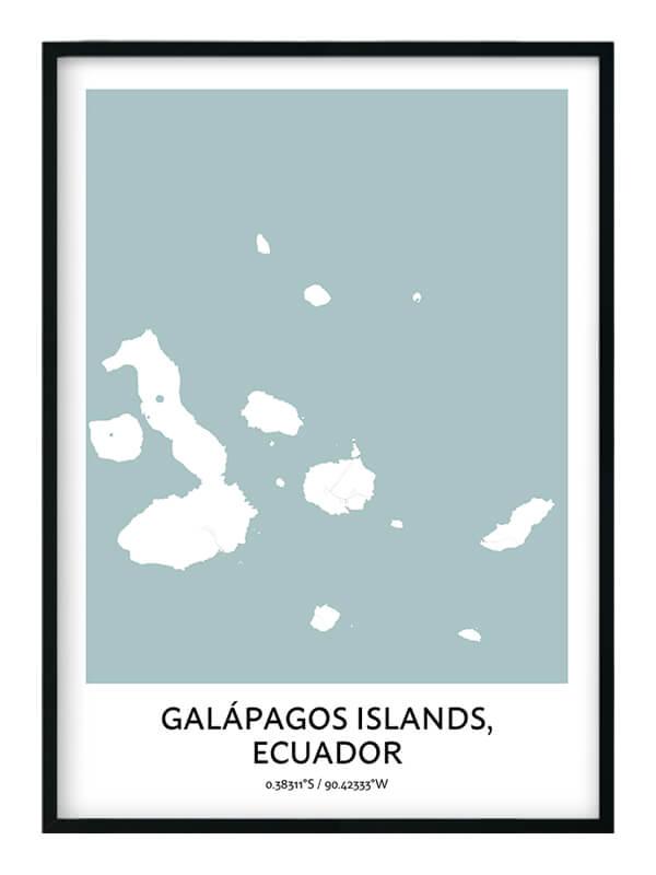 Galapagos Islands poster