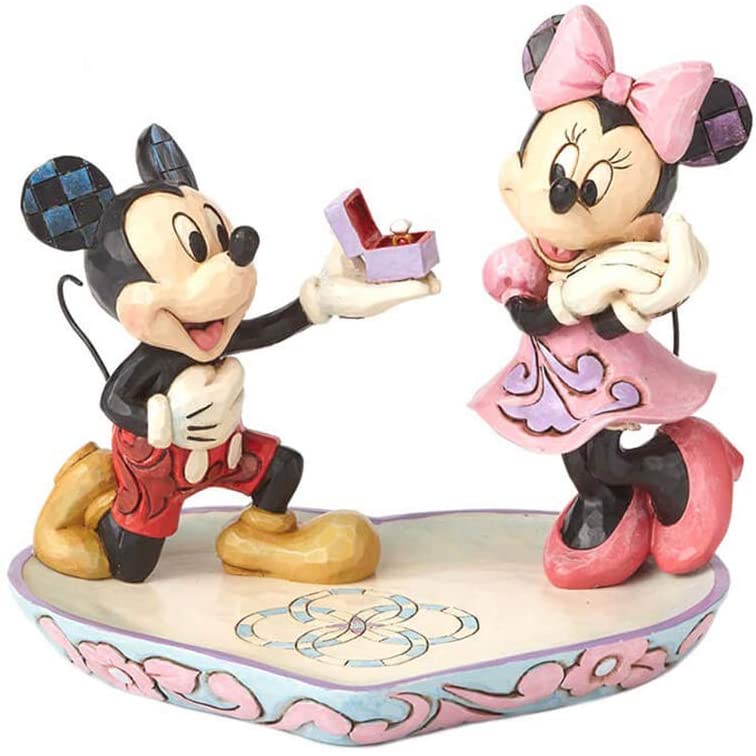 Mickey Proposing to Minnie Ring Dish