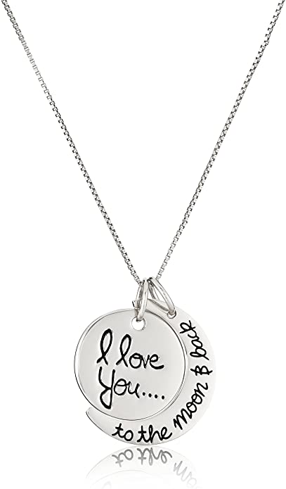 i love you to the moon and back necklace