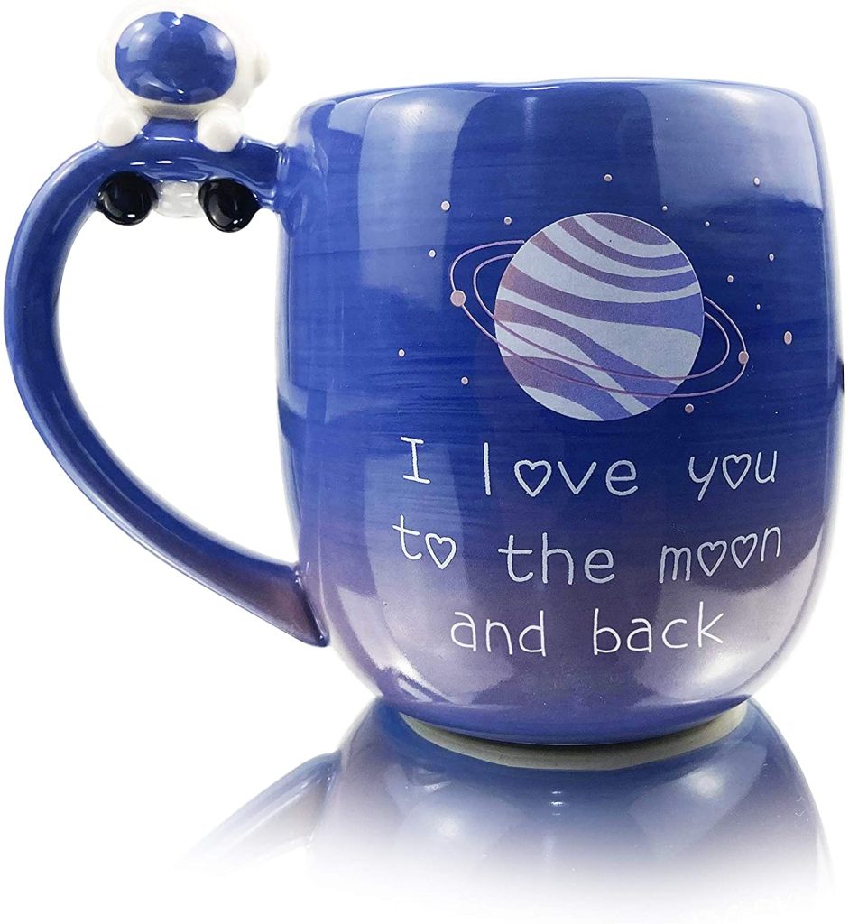 to the moon and back mug