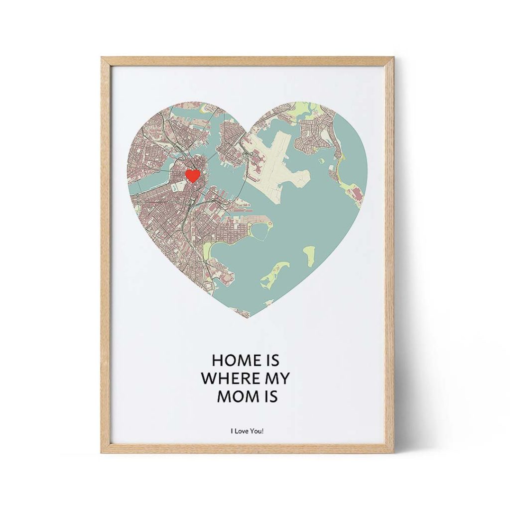 home is where my mom is map
