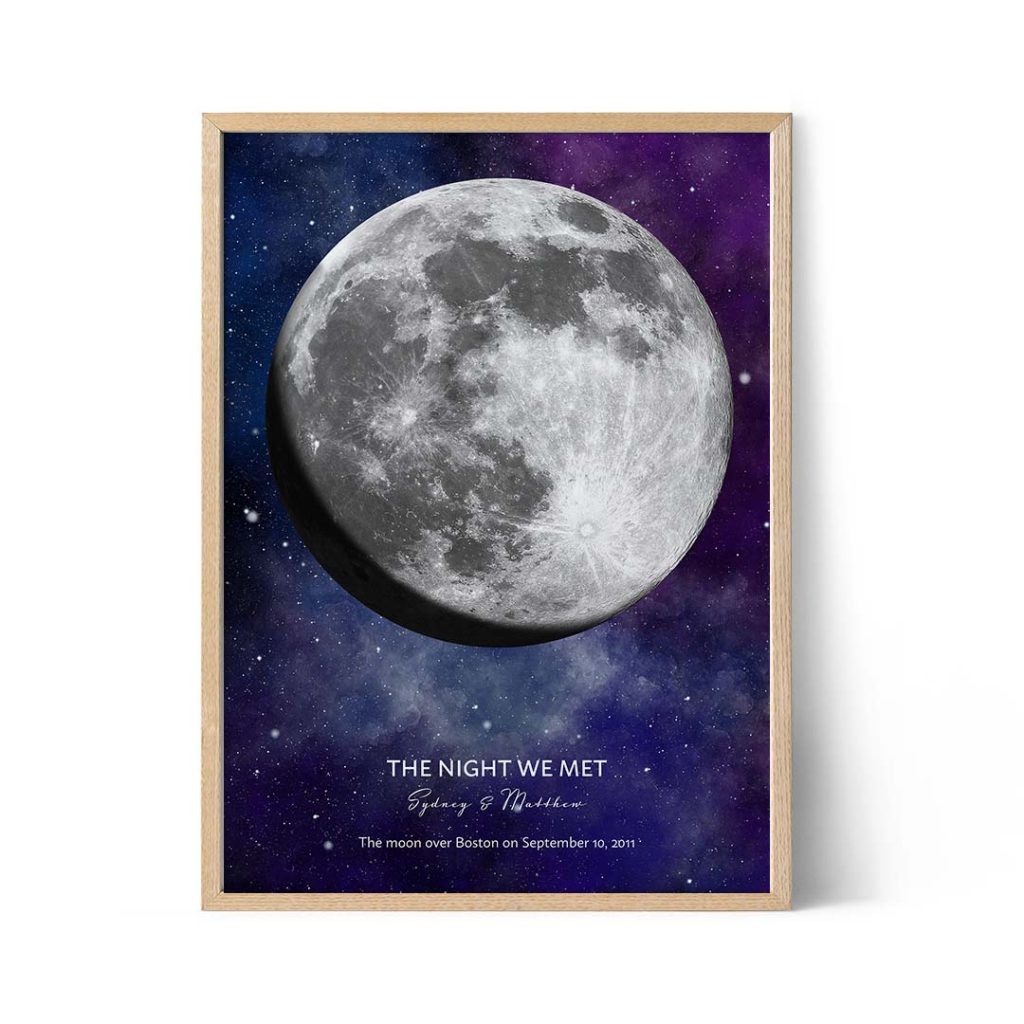 our moon anniversary moon gift