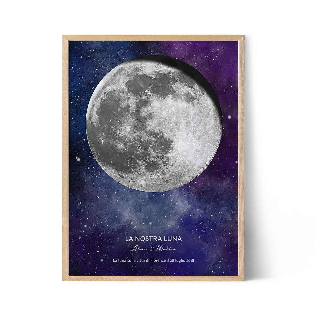 La Nostra Luna - Regalo di anniversario personalizzato - Positive Prints