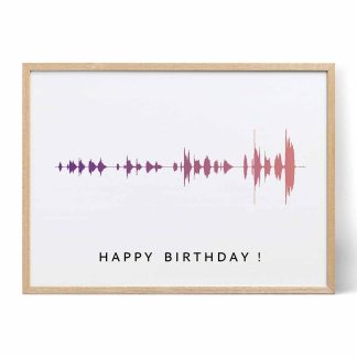 happy birthday soundwave art