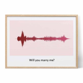 will you marry me soundwave art