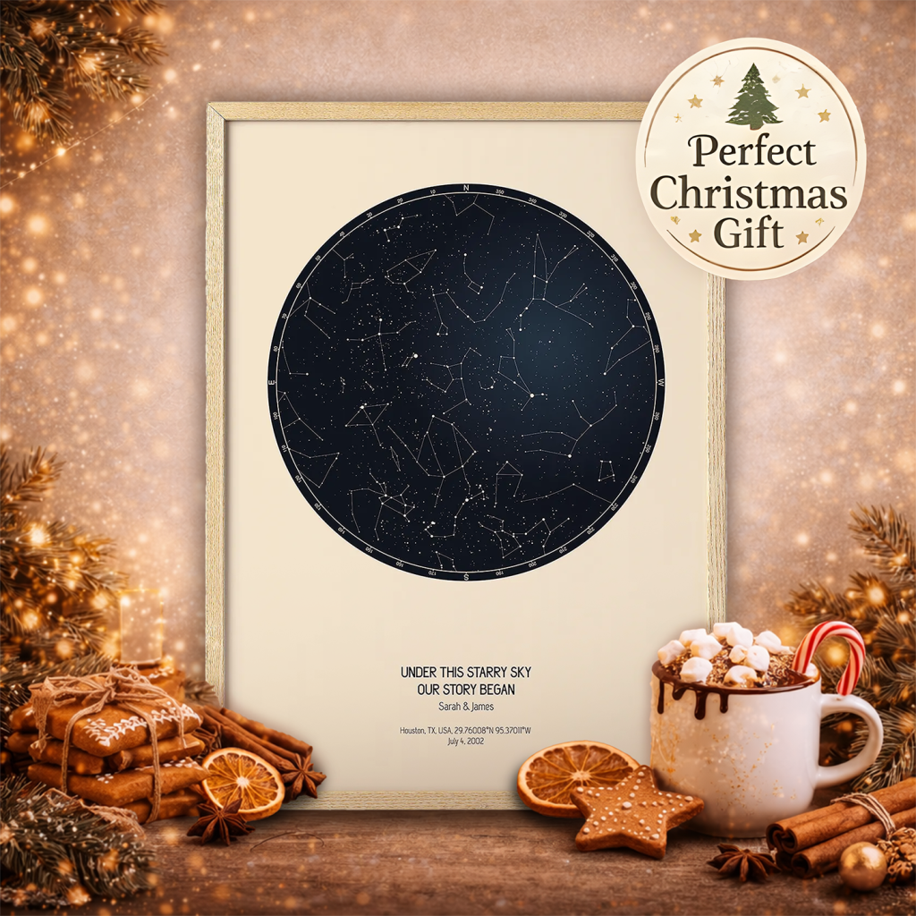 Digital Star Map - Positive Prints