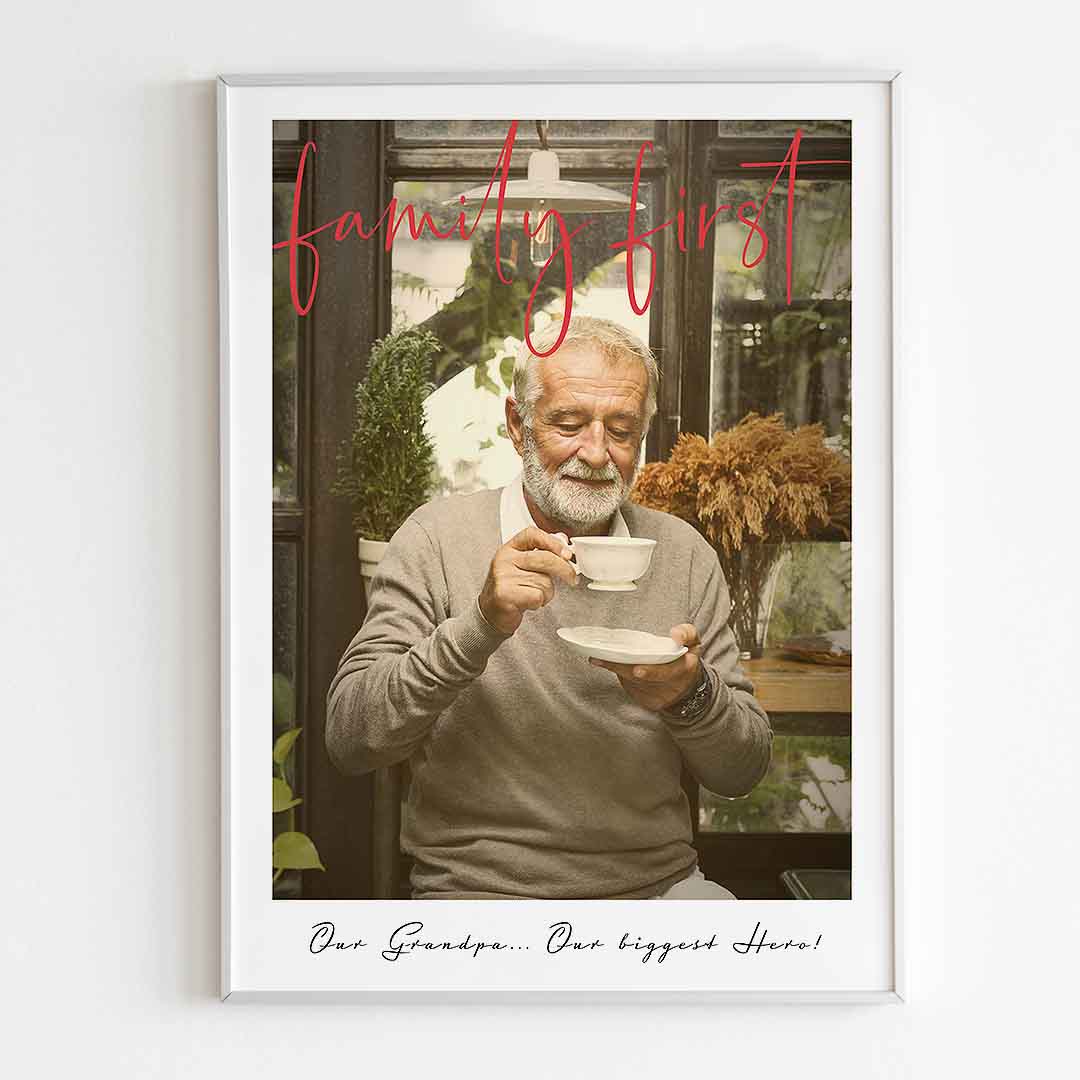 custom photo gift for grandpa
