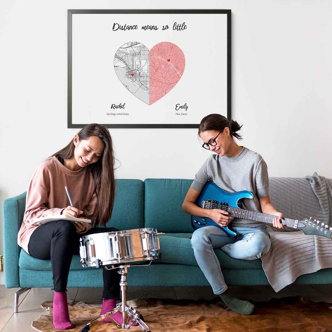 Long Distance Friendship Map How To: Make Long Distance Friendships