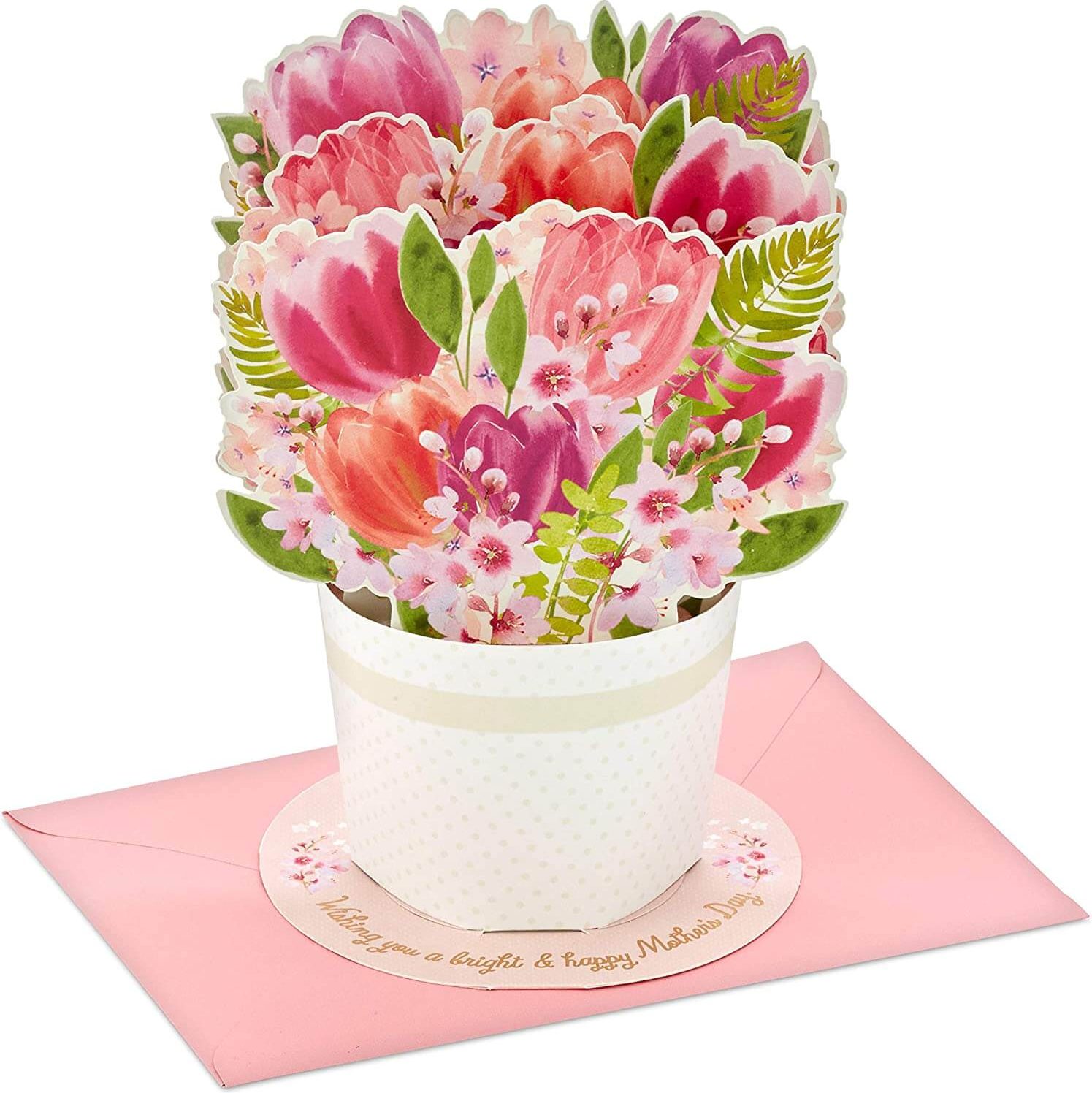 Small Mothers Day Gifts for Friends - 3d pop-up card