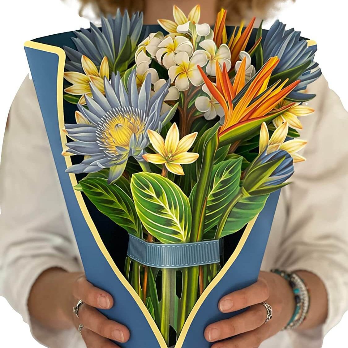 3d Pop-up Flower Bouquet Cheap Mother's Day Gifts for Sisters