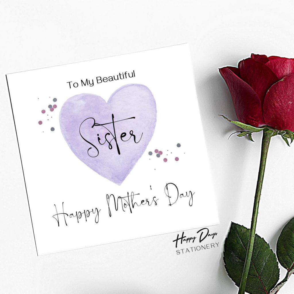 Personalized Card Cheap Mother's Day Gifts for Sisters