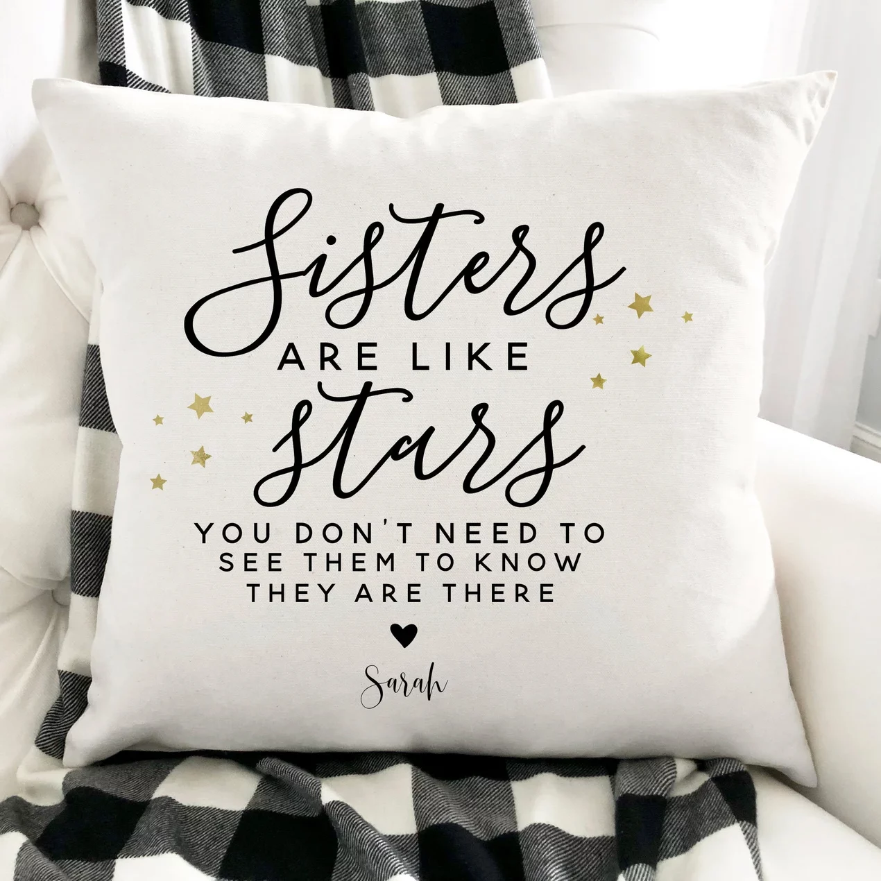 Personalized Pillow - Good Mother's Day Gifts for Sisters