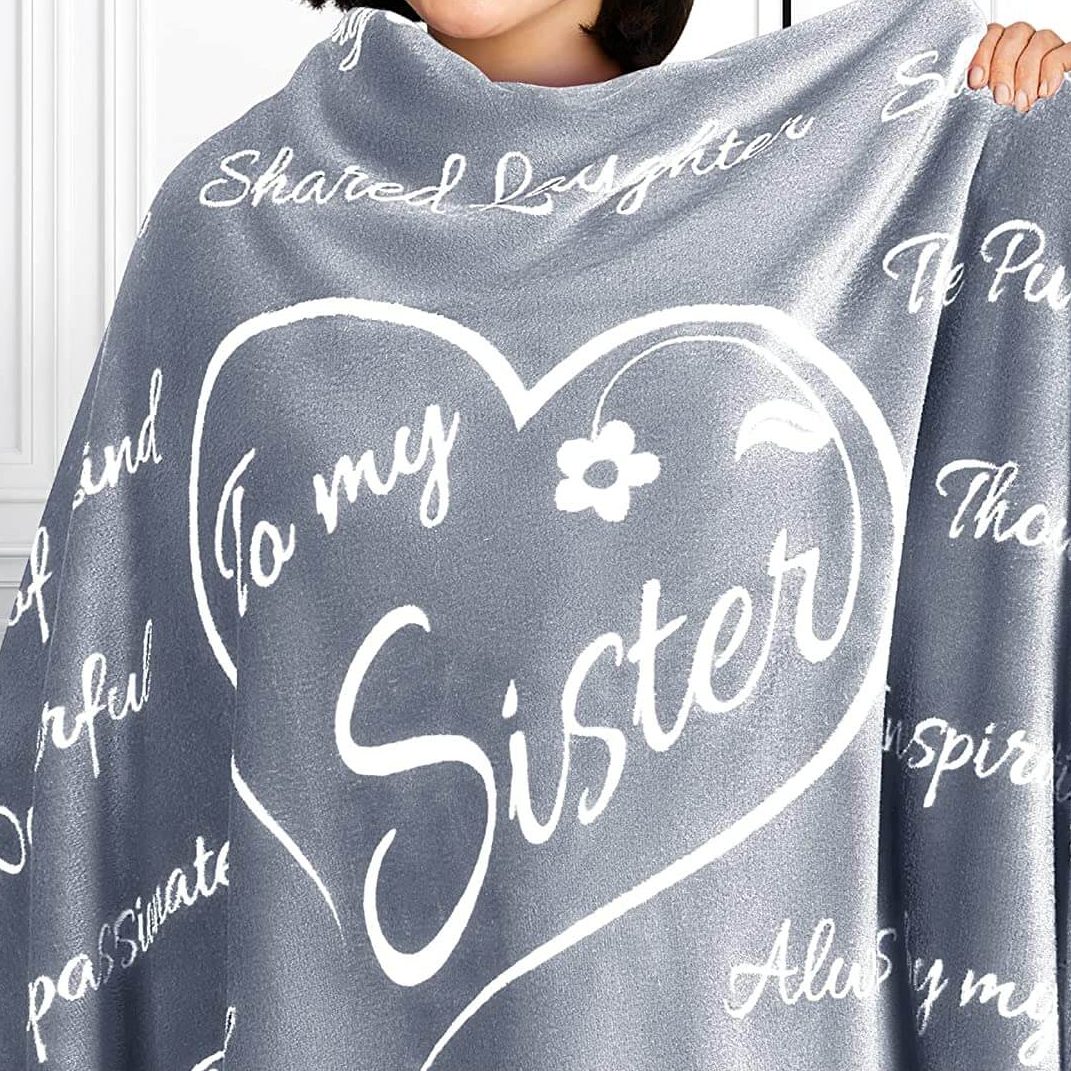 Throw Blanket Good Mother's Day Gifts for Sisters
