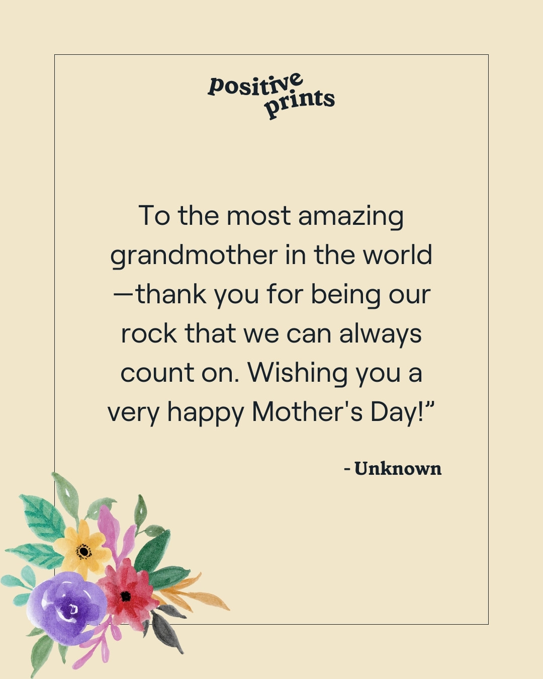Special mother s day quotes for grandma positive prints