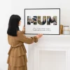Mum Letter Photo Collage — personalised photo wall art print