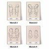 duo birth poster color and illustration