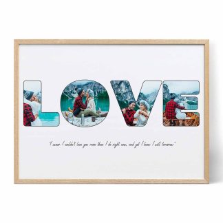love letter photo collage