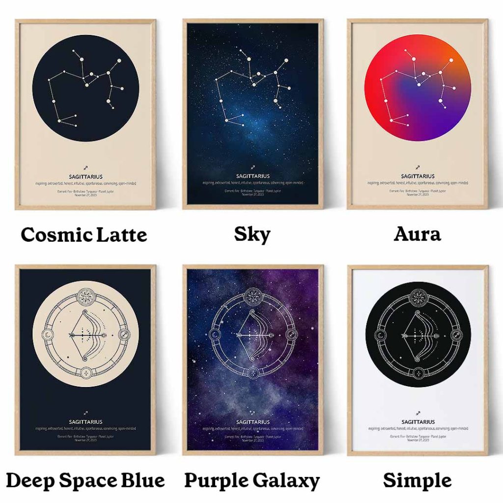 zodiac art colors