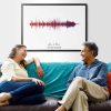 Hochzeitsgelübde als Schallwellen-Kunst Geschenk