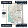 cómo personalizar el póster del mapa de la ciudad