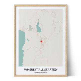 Personalized Business Location Map