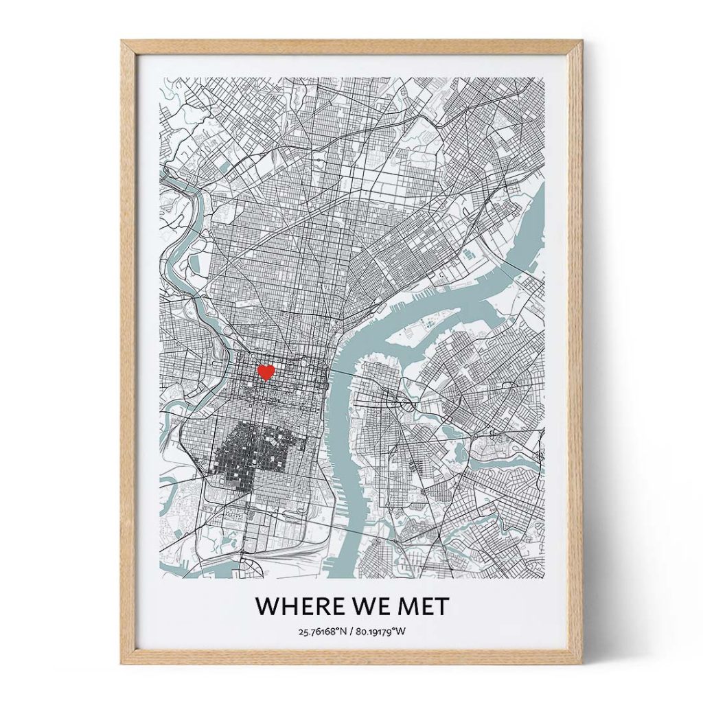 Where We Met Map