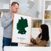 Benutzerdefinierte Aquarellkarte