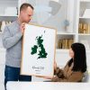Custom Watercolour Map