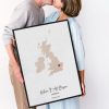Custom Watercolour Map