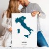 Mappa Personalizzata Effetto Acquerello