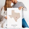 Personalised Watercolour Our First Date