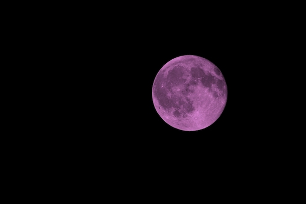 purple full moon