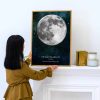 Digital Moon Wall Art