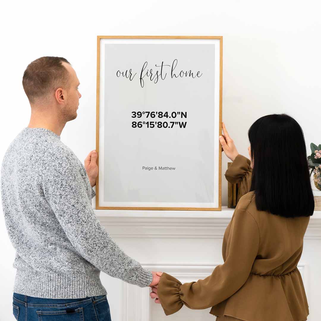 Our First Home Sign - Custom Home Sign - Positive Prints