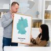 Aquarell-Karte - Unser erstes Date