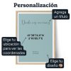 Coordenadas Del Lugar Donde Nos Conocimos — impresión artística personalizada