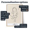 My Little Baby — personalised baby and family gift print