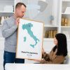 Mappa acquerellata del nostro primo appuntamento