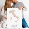 Mappa acquerellata del nostro primo appuntamento