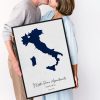Mappa acquerellata del nostro primo appuntamento