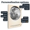 Personalize Moon Phase Canvas