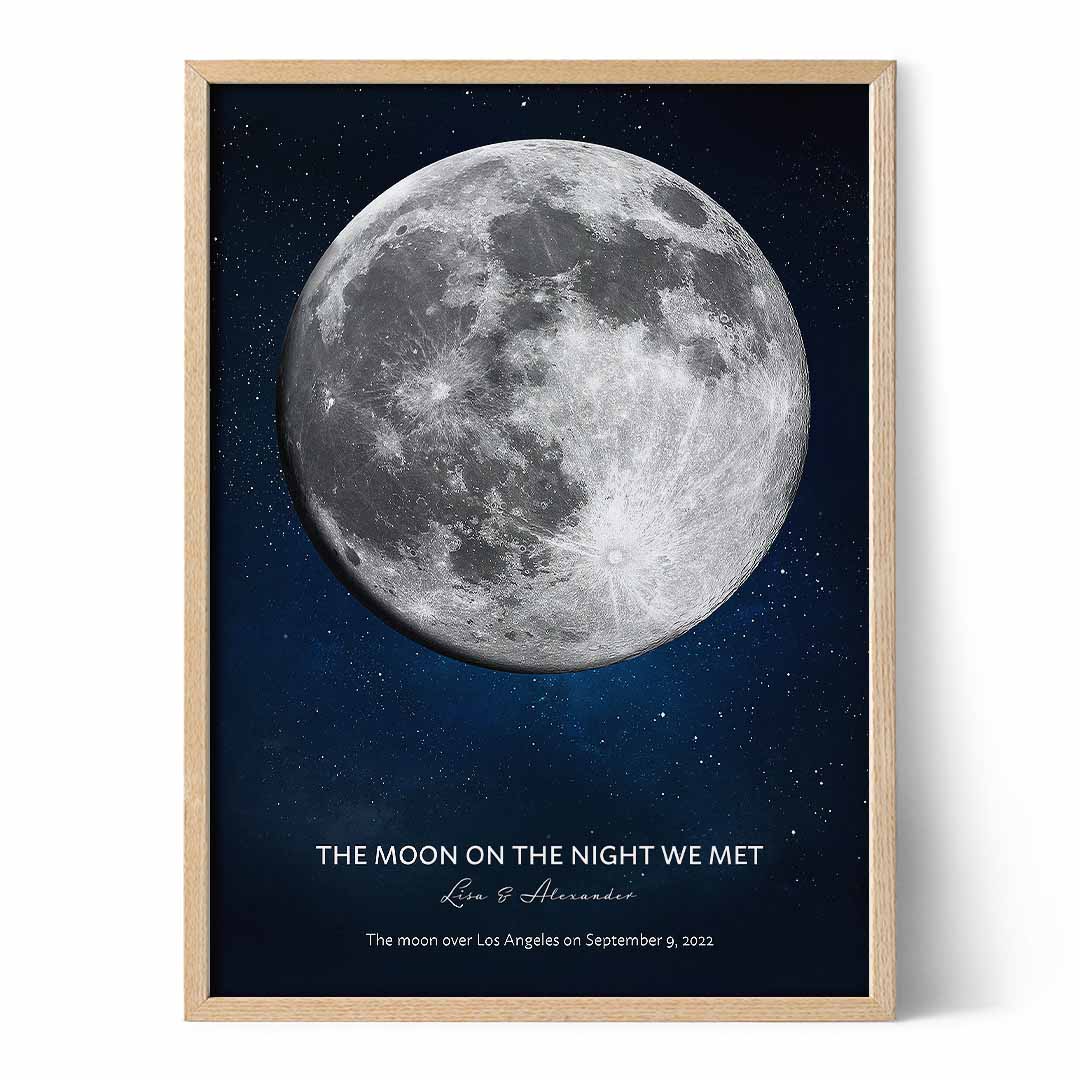 The Moon On The Night We Met Print - Positive Prints