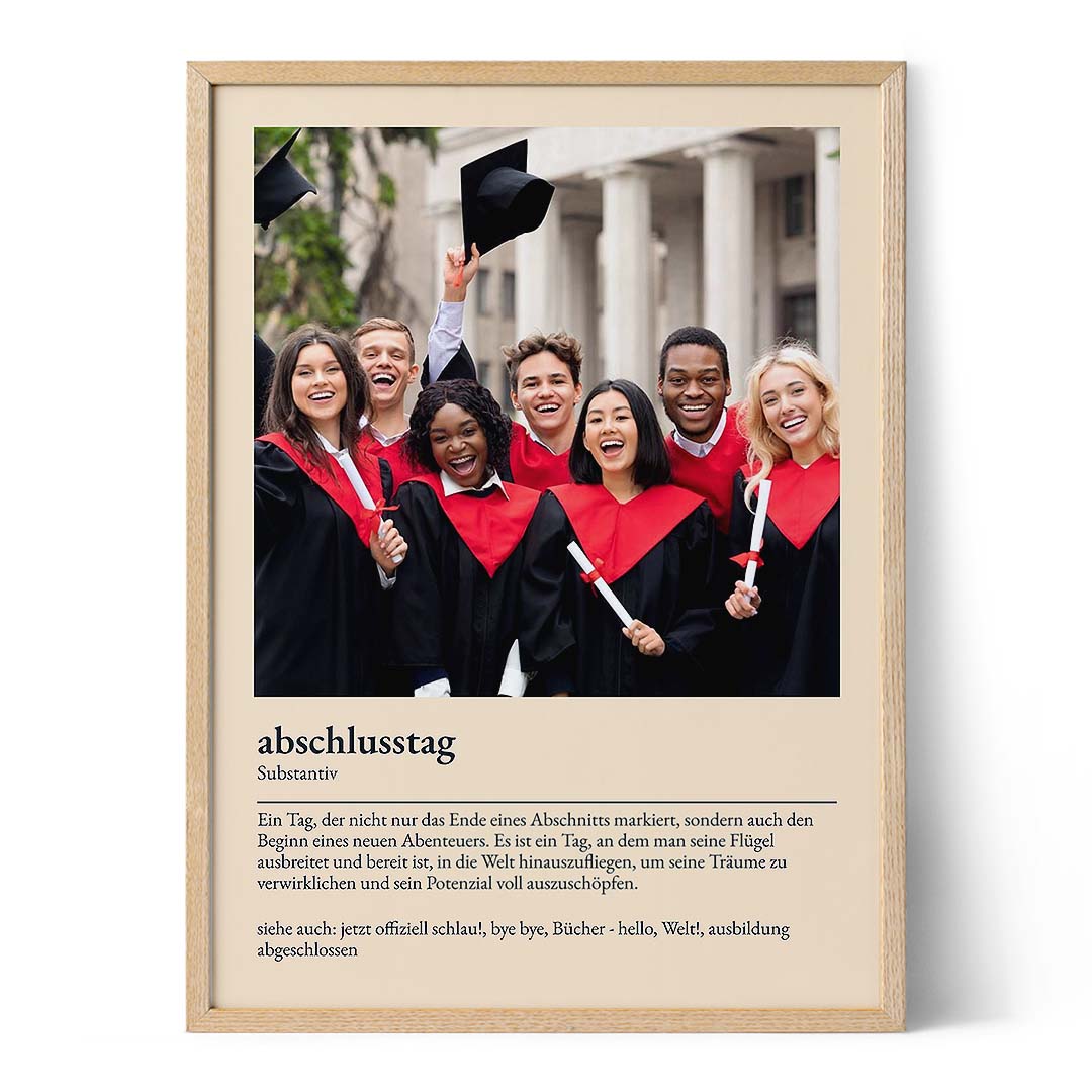 Definition-Poster: Abschluss - Positive Prints, image size:1080x1080