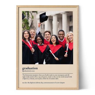 Graduation Definition Poster Print